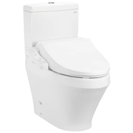 Bồn Cầu Điện Tử TOTO CS948DW18 Nắp Rửa Washlet TCF23710AAA C2 Simple - Tuấn Đức