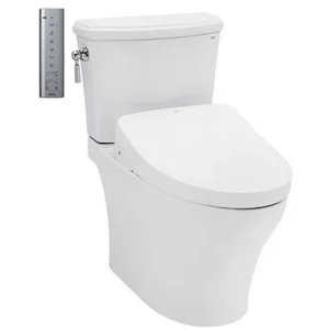 Bồn cầu điện tử TOTO CS986CGW12 Washlet tự động đóng mở nắp có remote