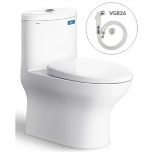 Bồn cầu Viglacera V37M nắp V37 + VG826 - Xí bệt bàn cầu vệ sinh 1 khối