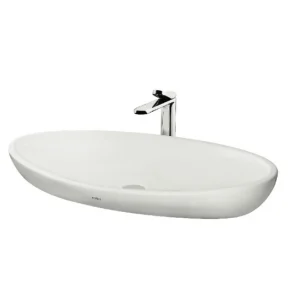 [CLC] Chậu Rửa Mặt Lavabo TOTO LW819JW Đặt Bàn Chậu Rửa Lavabo