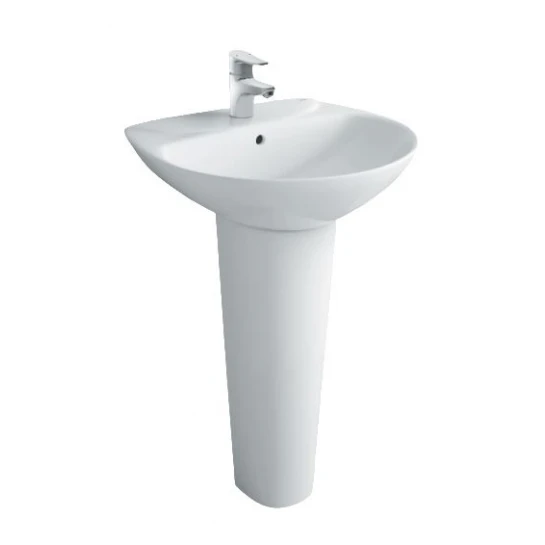 Lavabo Treo Tường Inax L-285V/L-288VD Kèm Chân Dài Chậu Rửa Lavabo