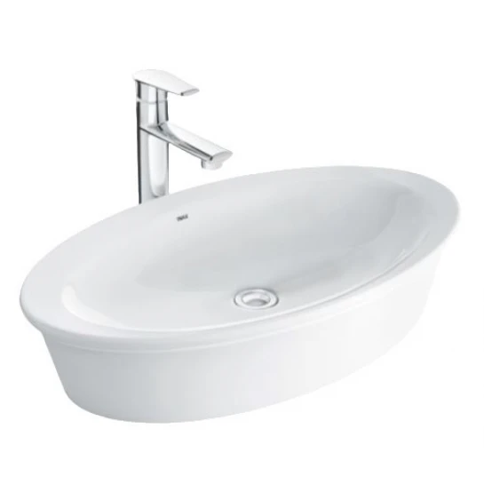 Chậu Rửa Lavabo Inax L-300V Đặt Bàn Hình Oval Chậu Rửa Lavabo