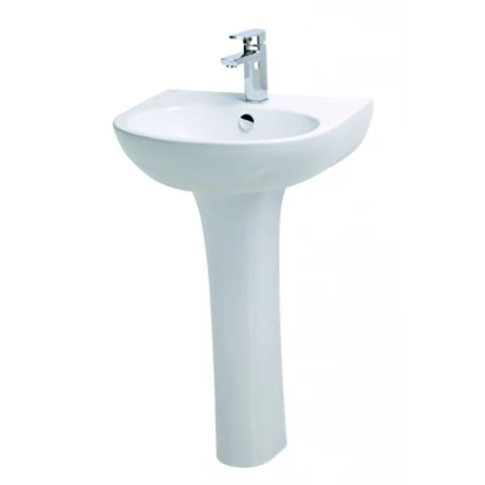 Chậu Lavabo Caesar L2152/P2445 Chân Dài Chậu Rửa Lavabo