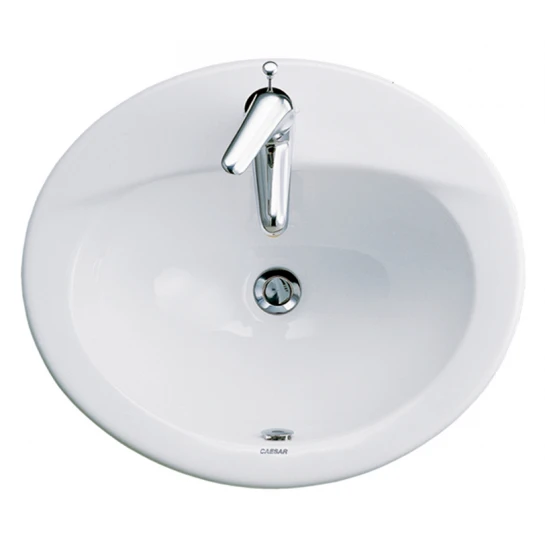 Chậu Rửa Lavabo CAESAR L5018 Dương Vành Chậu Rửa Lavabo