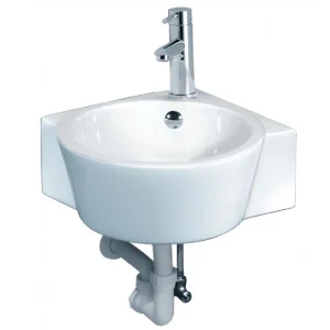 Chậu Rửa Lavabo Treo Góc CAESAR LF5238 Chậu Rửa Lavabo