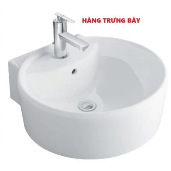 Chậu Rửa Lavabo Inax L-292V Đặt Bàn Tròn Chậu Rửa Lavabo