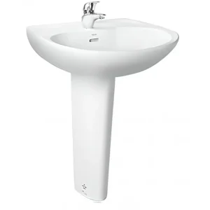 Chậu Lavabo TOTO LPT239CR Treo Tường Chân Dài Chậu Rửa Lavabo