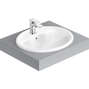 Chậu Rửa Lavabo Viglacera CD1 Âm Bàn Dương Vành Chậu Rửa Lavabo