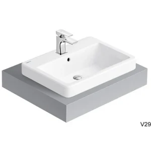 Chậu Rửa Lavabo Viglacera V29 Đặt Bàn Chậu Rửa Lavabo