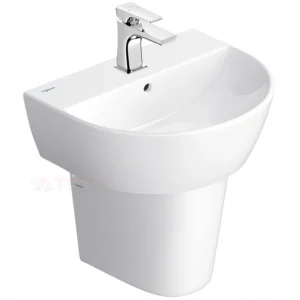 Chậu Rửa Lavabo Viglacera V37 Chân Treo Chậu Rửa Lavabo