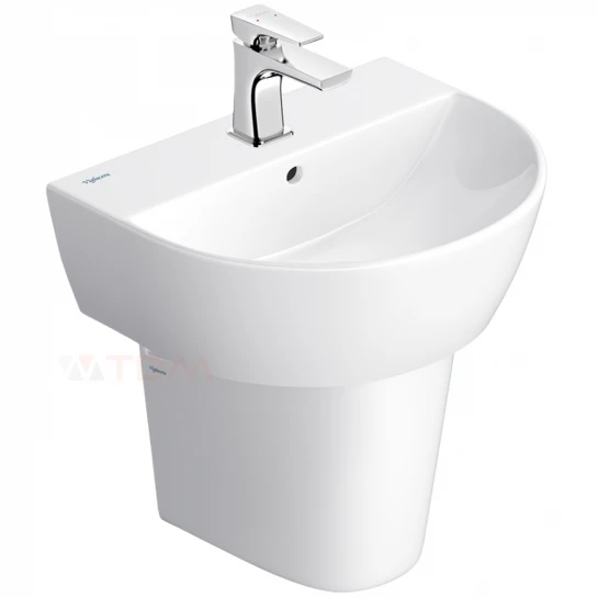 Chậu Rửa Lavabo Viglacera V37 Chân Treo Chậu Rửa Lavabo