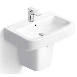 Bộ Chậu Rửa Lavabo Và Chân Ngắn Treo Tường Viglacera V50 (CD50) Chậu Rửa Lavabo