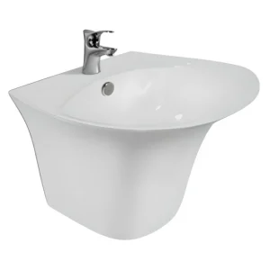 Chậu Rửa Lavabo Viglacera V63 Liền Khối Treo Tường - Tuấn Đức