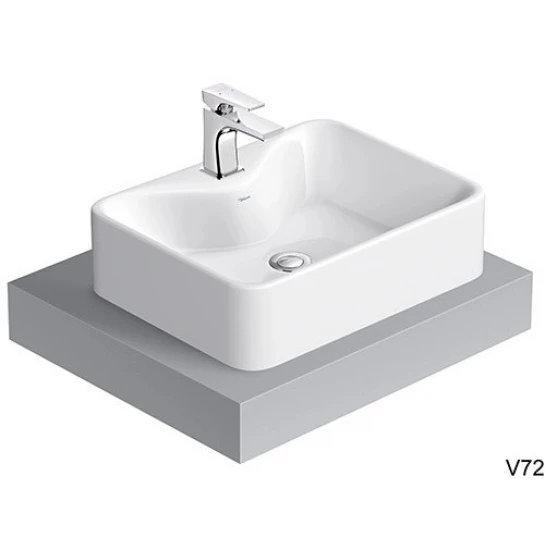 Chậu Rửa Lavabo Đặt Bàn Viglacera V72 Chậu Rửa Lavabo