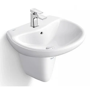 Chậu Rửa Lavabo Viglacera VI5 Chân Treo Chậu Rửa Lavabo