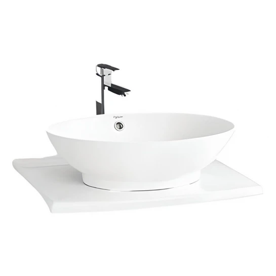 Mặt Bàn Sứ Viglacera BS875 Đặt Chậu Lavabo Chậu Rửa Lavabo