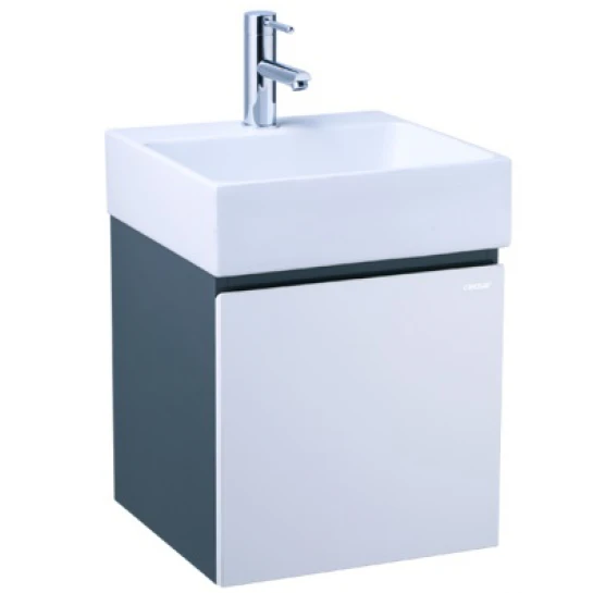 Bộ Tủ Lavabo Caesar Treo Tường LF5257/EH05257ATGV Xám Đậm Lavabo CAESAR