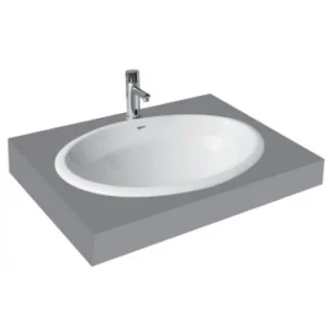 Chậu Rửa Mặt Lavabo Viglacera CD21 Dương Vành Chậu Rửa Lavabo