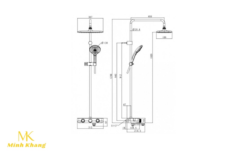 cây sen tắm american standard