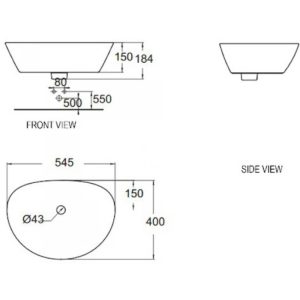 Chậu Rửa Lavabo American Standard WP-F633 (WPF633) Neo Modern Đặt Bàn