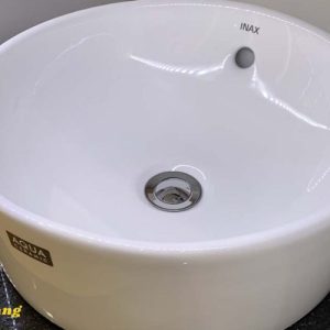 Chậu Rửa Lavabo Inax AL-295V (AL295V) Đặt Bàn Tròn Aqua Ceramic
