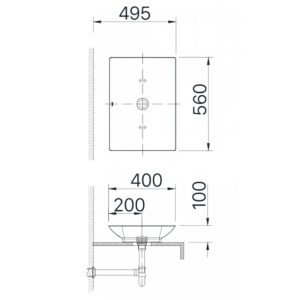 Chậu Rửa Lavabo Inax AL-S610V (ALS610V) Đặt Bàn AquaCeramic