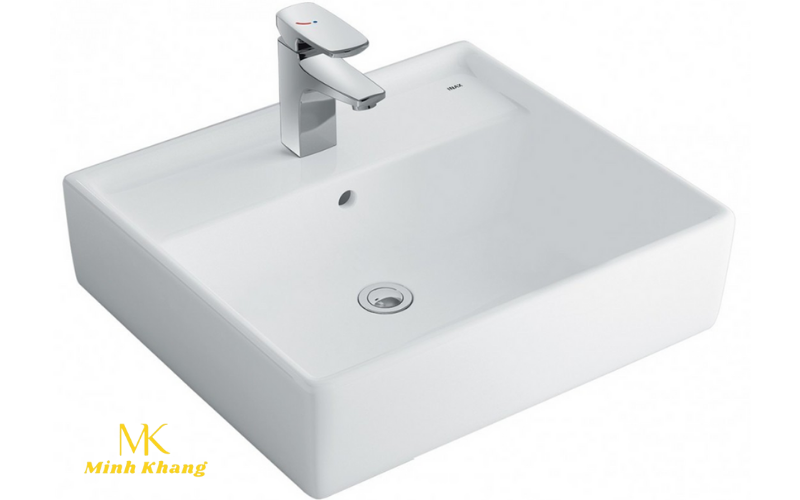 Chậu Rửa Lavabo Inax L-293V (L293V) Đặt Bàn Chữ Nhật 