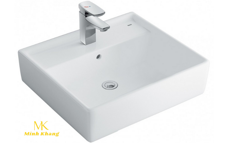 Chậu Rửa Lavabo Inax L-293V (L293V) Đặt Bàn Chữ Nhật