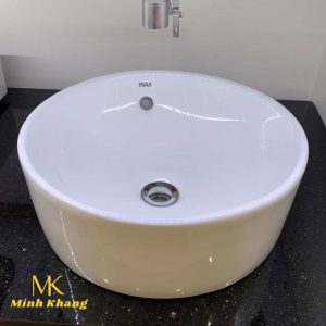 Chậu Rửa Lavabo Inax L-295V (L295V) Đặt Bàn Tròn