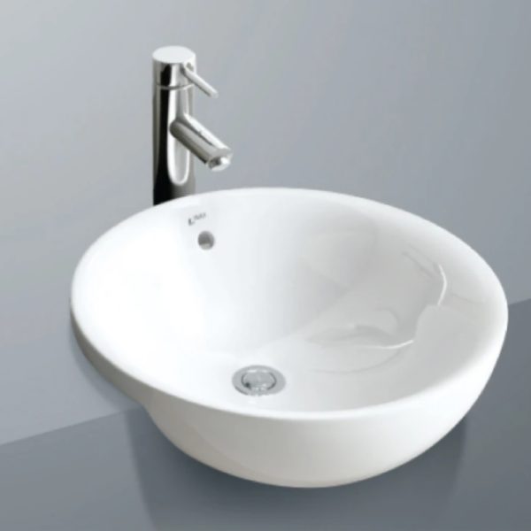 Chậu Rửa Mặt Lavabo Inax L-333V (L333V) Bán Âm Tròn