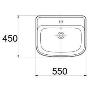 Lavabo American Standard VF-0262 (VF0262) Treo Tường