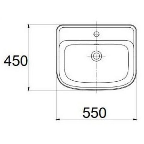 Lavabo American Standard VF-0262 (VF0262) Treo Tường
