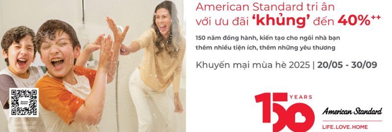American Standard khuyến mãi ngày hè